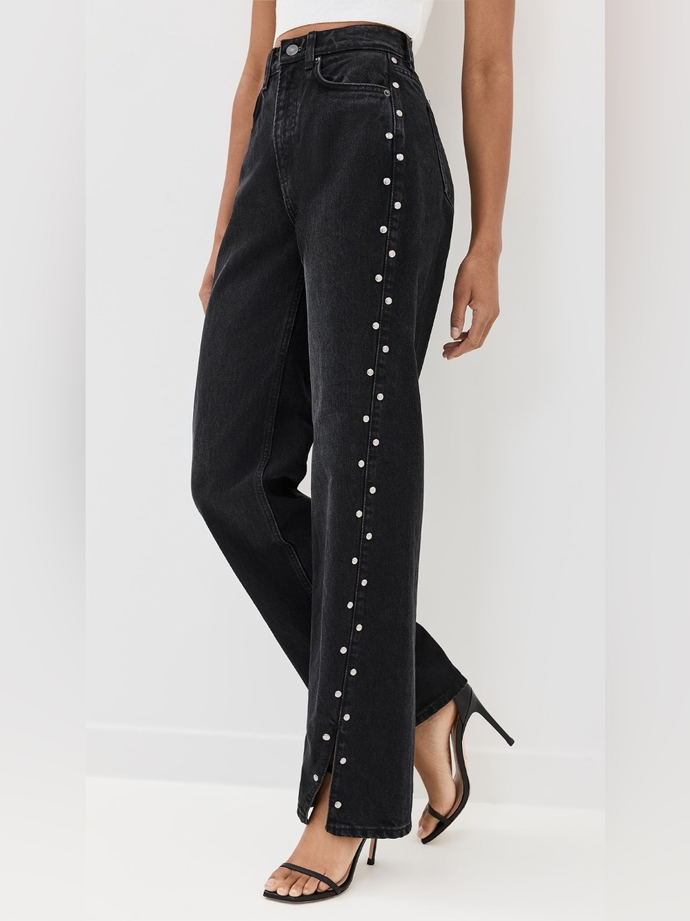 Reformation Cary High Rise Slouchy Straight Leg Jeans